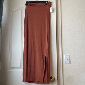 Old Navy Orange Tube Midi Dress